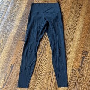 B16 lululemon athletica Women’s 6 Midnight Black High Waist Skinny Leggings